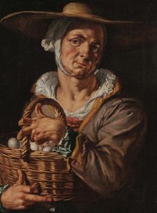 The Egg Seller. Creator: Wtewael, Joachim (1566-1638)