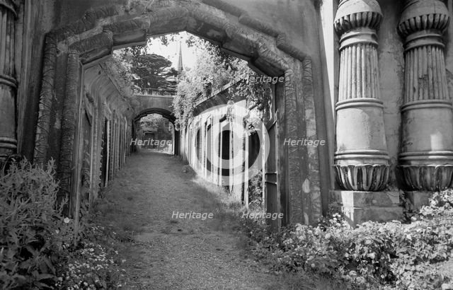 The Egyptian Avenue, Highgate Cemetery, London, 1945-1980. Artist: Eric de Maré