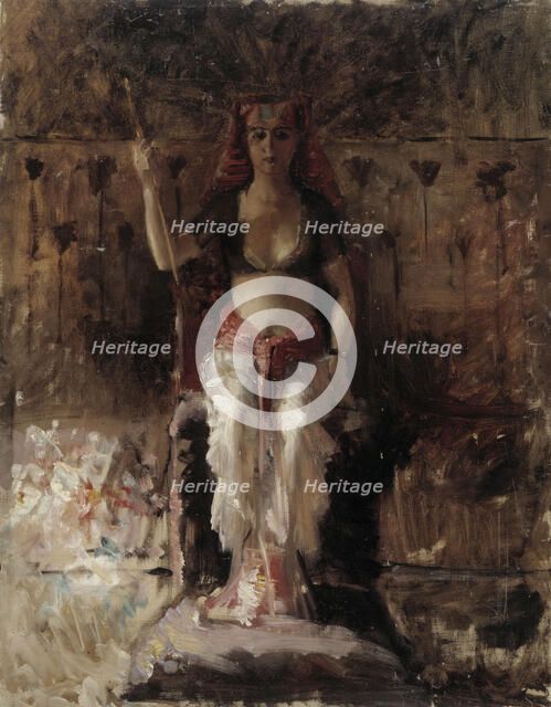 The Egyptian Queen, Academy Rehearsal, 1877-1878. Creator: Albert Edelfelt.
