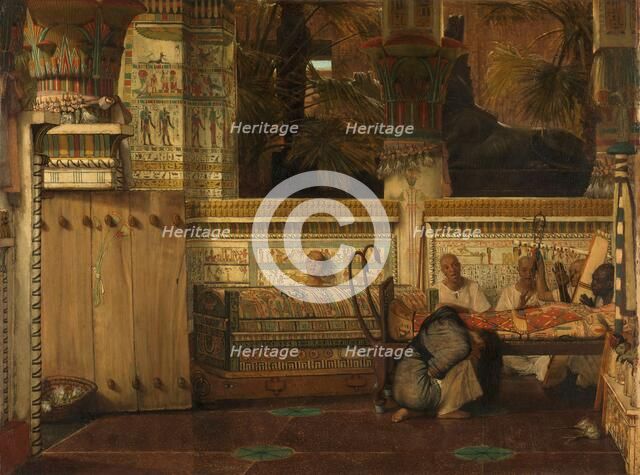 The Egyptian Widow, 1872. Creator: Sir Lawrence Alma-Tadema.