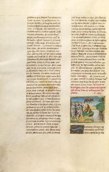 The Egyptians Worshipping the Image of a Bull; Miroir Historial, about 1475. Creator: Unknown