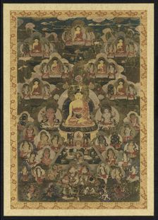 The Eight Medicine Buddhas, 18th century. Creator: Unknown