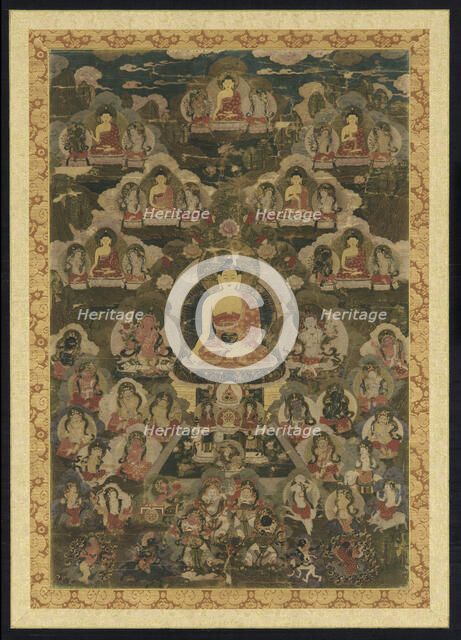 The Eight Medicine Buddhas, 18th century. Creator: Unknown.