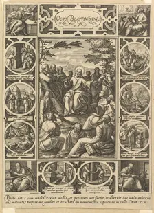 The Eight Beatitudes, ca. 1578. Creator: Hendrik Goltzius
