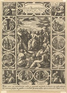 The Eight Beatitudes, ca. 1578. Creator: Hendrik Goltzius