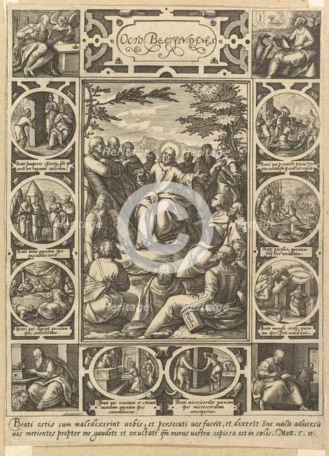The Eight Beatitudes, ca. 1578. Creator: Hendrik Goltzius.