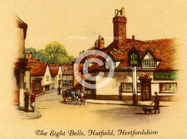 'The Eight Bells, Hatfield, Hertfordshire', 1939.   Creator: Unknown.