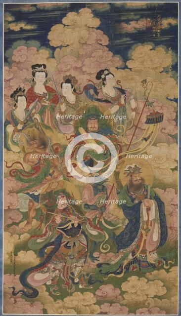The Eight Hosts of Deva, Naga, and Yakshi, 1454. Creator: Unknown.