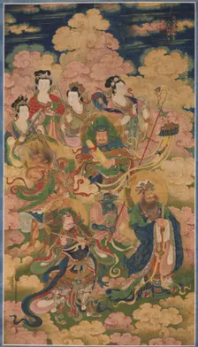 The Eight Hosts of Deva, Naga, and Yakshi, 1454. Creator: Unknown
