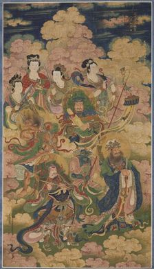 The Eight Hosts of Deva, Naga, and Yakshi, 1454. Creator: Unknown