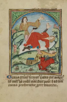 The Eighth Sign before the Day of Judgment; Illustrated Vita Christi..., about 1480-1490. Creator: Unknown