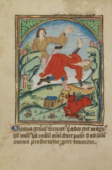 The Eighth Sign before the Day of Judgment; Illustrated Vita Christi..., about 1480-1490. Creator: Unknown