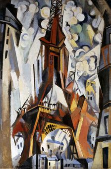 The Eiffel Tower 1910-1911. Artist: Robert Delaunay