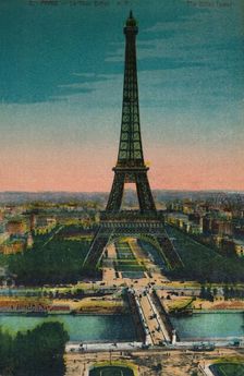 The Eiffel Tower, Paris, c1920