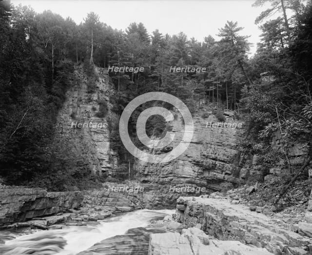 The Elbow, Ausable Chasm, between 1900 and 1910. Creator: Unknown.