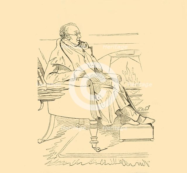 'The Elder D'Israeli', c1840s, (1881). Creator: Unknown.