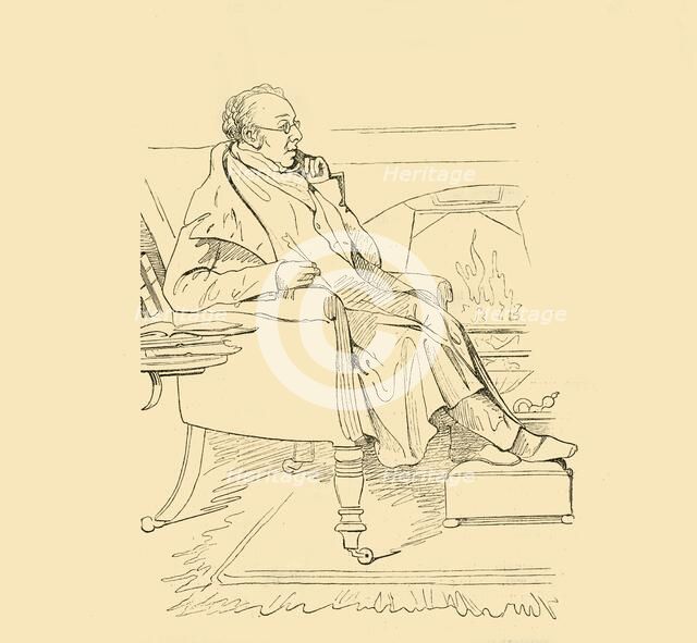 'The Elder D'Israeli', c1840s, (1881). Creator: Unknown.