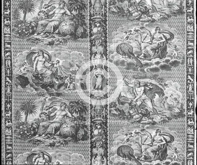 The Elements (Furnishing Fabric), Munster, c. 1810. Creator: Hartmann et Fils.