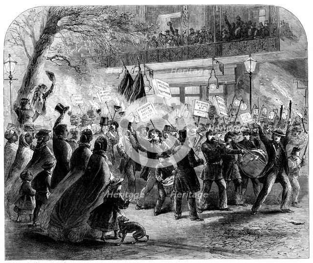 The election of Mr. Horatio Seymour, Governor of the State of New York…, 1862. Creator: Unknown.