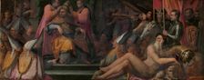 The election of Giovanni de Medici to papacy, 1555-1562. Artist: Vasari, Giorgio (1511-1574)