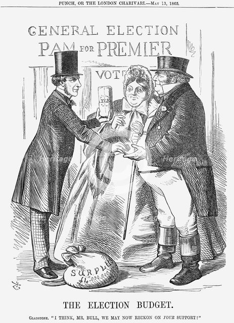 'The Election Budget', 1865. Creator: John Tenniel.