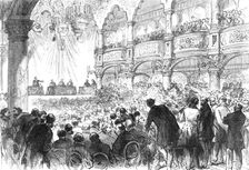 The Elections in Paris: a meeting in a fashionable quarter, 1869. Creator: Unknown