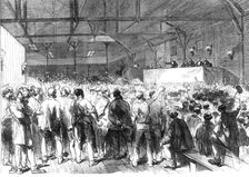 The Elections in Paris: a meeting in a low quarter, 1869. Creator: Unknown