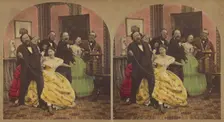 The Electric Shock, about 1865. Creator: London Stereoscopic & Photographic Co