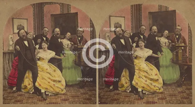 The Electric Shock, about 1865. Creator: London Stereoscopic & Photographic Co.