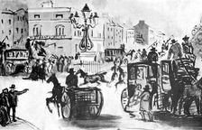 The Elephant and Castle 19th century, (1930).Artist: Constantin Guys