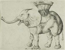 The Elephant, c. 1485. Creator: Martin Schongauer
