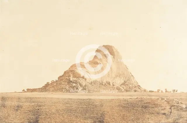The Elephant Rock, January-February 1858. Creator: Captain Linnaeus Tripe.