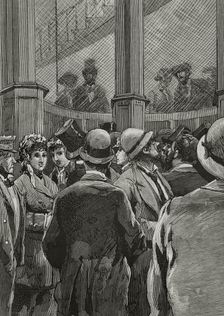 The elevators of the Trocadero Palace, Paris Exposition, 1878. Creator: Tomás Carlos Capuz