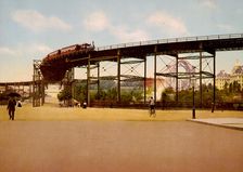 The Elevated at One Hundred and Tenth Street, New York City, c1900. Creator: Unknown