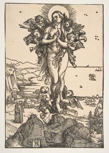 The Elevation of Saint Mary Magdalen.n.d. Creator: Albrecht Durer