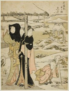 The Eleventh Month (Juichigatsu), from the series "Twelve Months in the South (Minami..., c.1783/84. Creator: Torii Kiyonaga