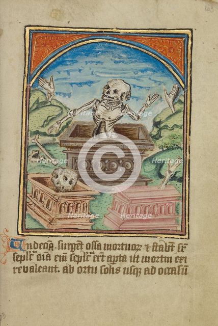 The Eleventh Sign before the Day of Judgment; Illustrated Vita Christi..., about 1480-1490. Creator: Unknown.