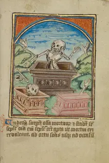 The Eleventh Sign before the Day of Judgment; Illustrated Vita Christi..., about 1480-1490. Creator: Unknown