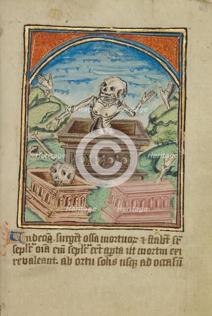 The Eleventh Sign before the Day of Judgment; Illustrated Vita Christi..., about 1480-1490. Creator: Unknown.