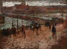 The Eliska Bridge, 1906. Creator: Slavicek; Antonin (1870-1910)