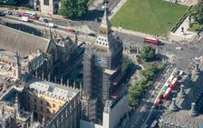 The Elizabeth Tower, Houses of Parliament, Westminster, London, 2021. Creator: Damian Grady