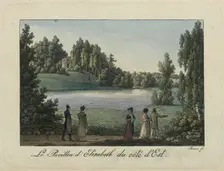 The Elizabeth Pavilion in Pavlovsk Park, 1810s. Creator: Thurner (active first quarter of the 19th century)