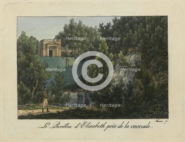 The Elizabeth Pavilion in Pavlovsk Park, 1810s. Creator: Thurner (active first quarter of the 19th century).