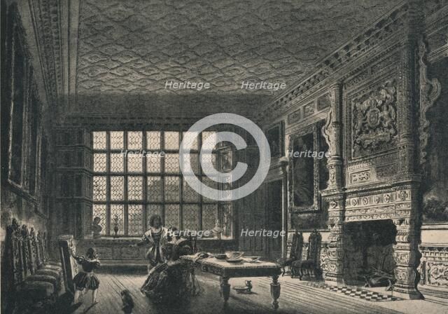 The Elizabethan Room, Coombe Abbey, Warwickshire, 1915. Artist: Unknown.