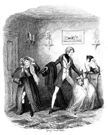 The Elopement early-mid 19th century. Artist: George Cruikshank