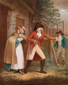 The Elopement: Laetitia (Lydia) seduced from her Friends under a promise of Marriage, 1789), 1925