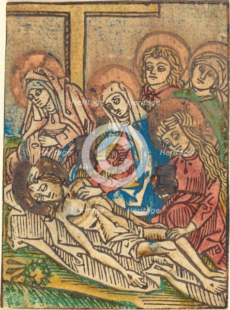 The Embalming of Christ, c. 1480/1490. Creator: Unknown.