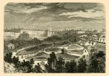 The Embankment, from Charing Cross Bridge (1881). Creator: Unknown
