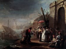 The Embarkation, 1750. Creator: Mariano Salvador de Maella