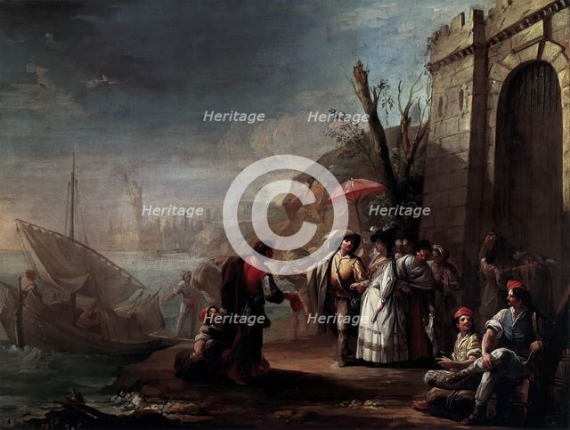 The Embarkation, 1750. Creator: Mariano Salvador de Maella.